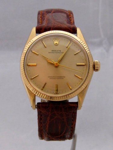 1966 Rolex Perpetual 18k Gold 1005
