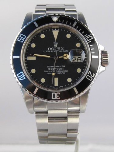 1984 Rolex Submariner Date 16800 B&P