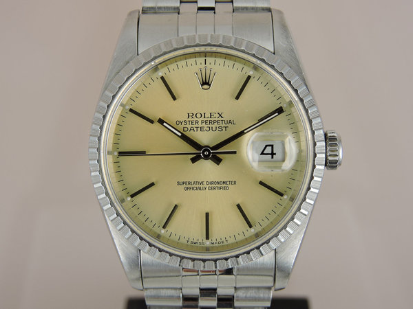 1993 Rolex Datejust 16220 - Tropical Dial, Box & Papers